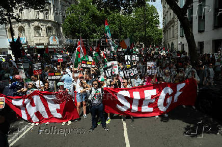 Pro-Palestinian demonstration in London