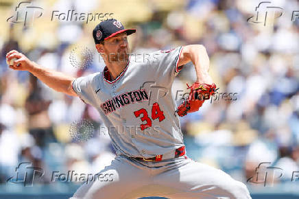 MLB: Washington Nationals at Los Angeles Dodgers