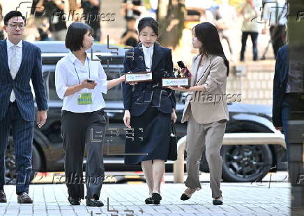 Former First Lady Kim Keon Hee attends court hearing on arrest warrant in Seoul