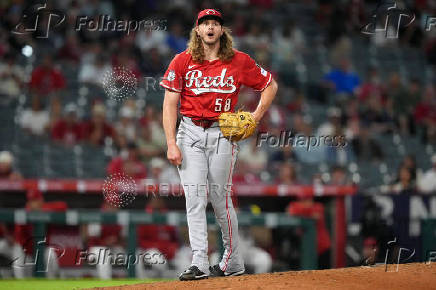 MLB: Cincinnati Reds at Los Angeles Angels