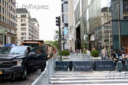 tráfego pesado em manhattan devido à unga 80.