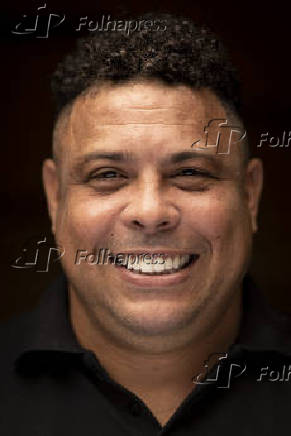 Retrato do ex-jogador Ronaldo Nazário, o Ronaldo Fenômeno