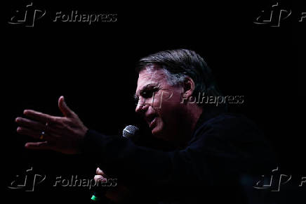 Jair Bolsonaro no seminário nacional de comunicação do Partido Liberal