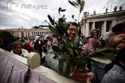 Palm Sunday Mass in St. Peter's Square at the Vatican