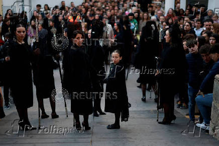 Procession during Holy Week in Ronda