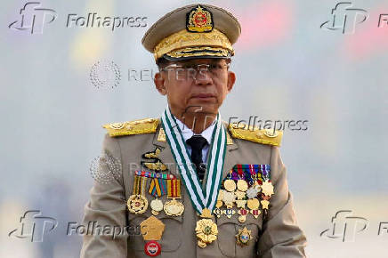 FILE PHOTO: FILE PHOTO: Myanmar junta chief Senior General Min Aung Hlaing