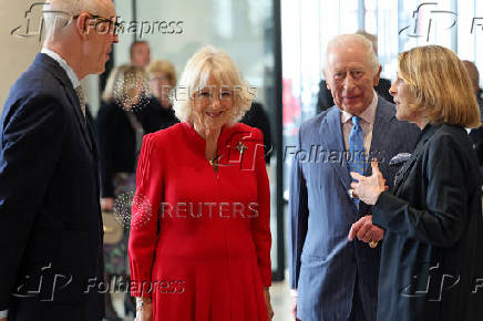Britain's King Charles and Queen Camilla visit the National Gallery