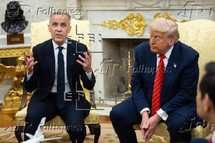US President Trump meets Canadian Prime Minister Carney at the White House