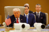 U.S. President Trump attends a GCC summit, in Riyadh
