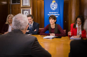 Canciller Lubetkin se reúne con ministra de Inclusión, Seguridad Social y Migraciones de España