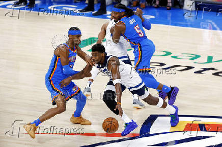 NBA: Playoffs-Minnesota Timberwolves at Oklahoma City Thunder