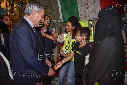 Child survivor of Israeli air strike in Gaza evacuated to Italy