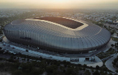 BBVA Stadium, a FIFA 2026 World Cup host venue, in Guadalupe