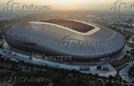 BBVA Stadium, a FIFA 2026 World Cup host venue, in Guadalupe
