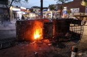 Street vendors protest in Nairobi against police harrassment