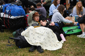 Glastonbury Festival in Britain