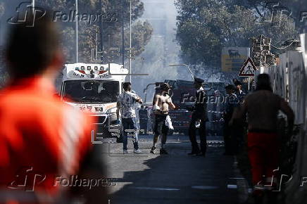 Explosion at petrol station in Rome, dozens injured