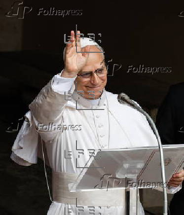 Pope Leo XIV leads Angelus prayer at Castel Gandolfo