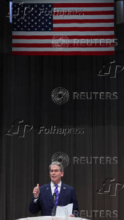U.S. Secretary of the Treasury Bessent attends the USA national day celebration at Expo 2025 in Osaka