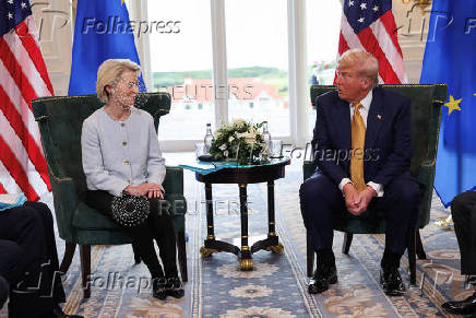 U.S. President Trump visits Scotland