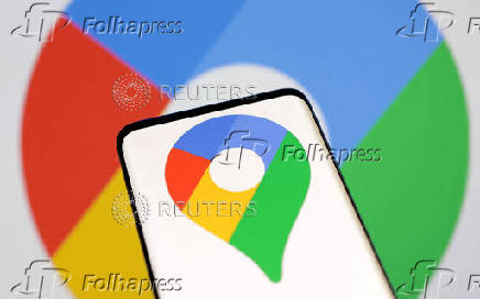 FILE PHOTO: Illustration shows Google Maps app logo