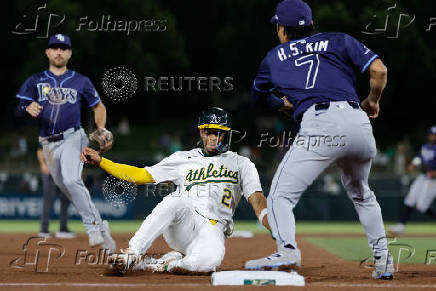 MLB: Tampa Bay Rays at Athletics