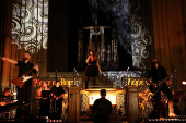 Band Plague of Angels perform at York Minster in York