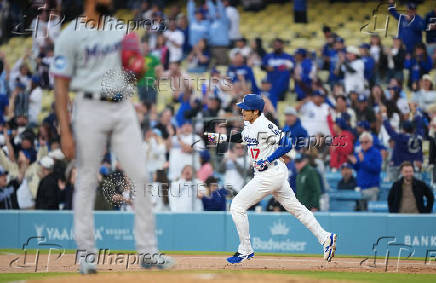 MLB: Miami Marlins at Los Angeles Dodgers