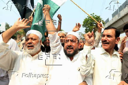 PMML party protest following India's missile strikes in Pakistan