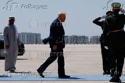 U.S. President Trump visits the UAE