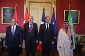 French Foreign Minister Barrot meets counterparts from Egypt, Jordan, and Saudi Arabia