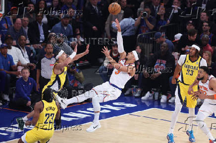 NBA: Playoffs-Indiana Pacers at New York Knicks