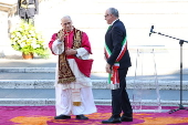 Pope Leo XIV receives the homage of the Mayor and the City of Rome