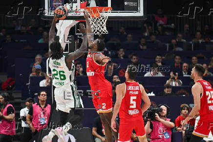 Basketball EuroLeague Final Four 3rd place play-off - Olympiacos vs Panathinaikos
