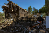 Aftermath of a Russian attack in Zaporizhzhia