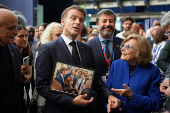 French President Emmanuel Macron visits 