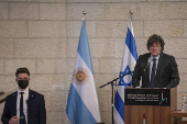 El presidente argentino, Javier Milei, concluye una visita oficial de tres días a Israel.