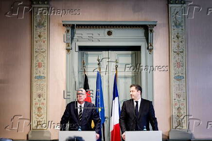 German-French closed-door meeting of finance ministers at Genshagen Castle
