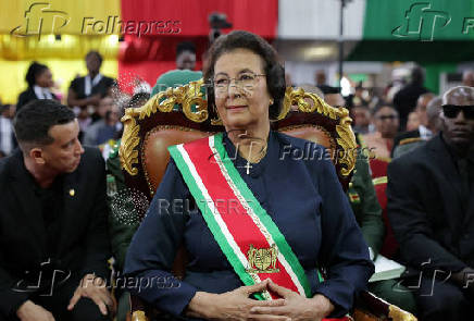 Suriname's Jennifer Simons sworn in as president, in Paramaribo