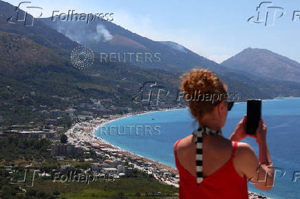 Wildfire in Albania
