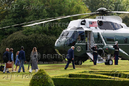 U.S. President Trump visits Scotland