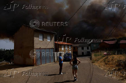Wildfire in Congosta