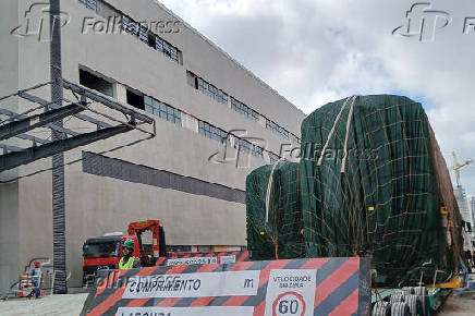 Metrô Linha Ouro Monotrilho recebeu novo trem