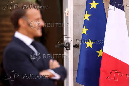 France's Macron and Germany's Merz attend a Franco-German cabinet meeting in Toulon