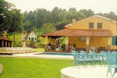 Sede da fazenda Vale Encantado, em