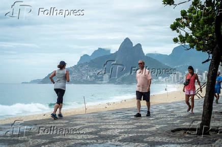 Movimentacao na Praia de Ipanema