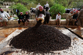 Preparation for the Yazidi Red Wednesday festival, in Shekhan