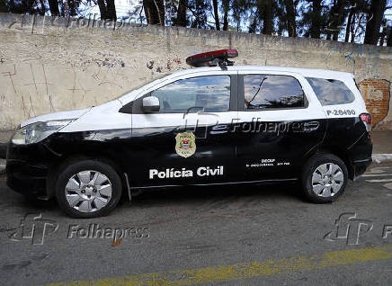 Movimentação no local da reconstituição do caso Cupertino em SP