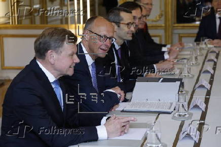 New German Chancellor Merz visits Paris