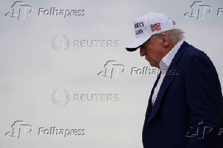 U.S. President Trump arrives at Joint Base Andrews